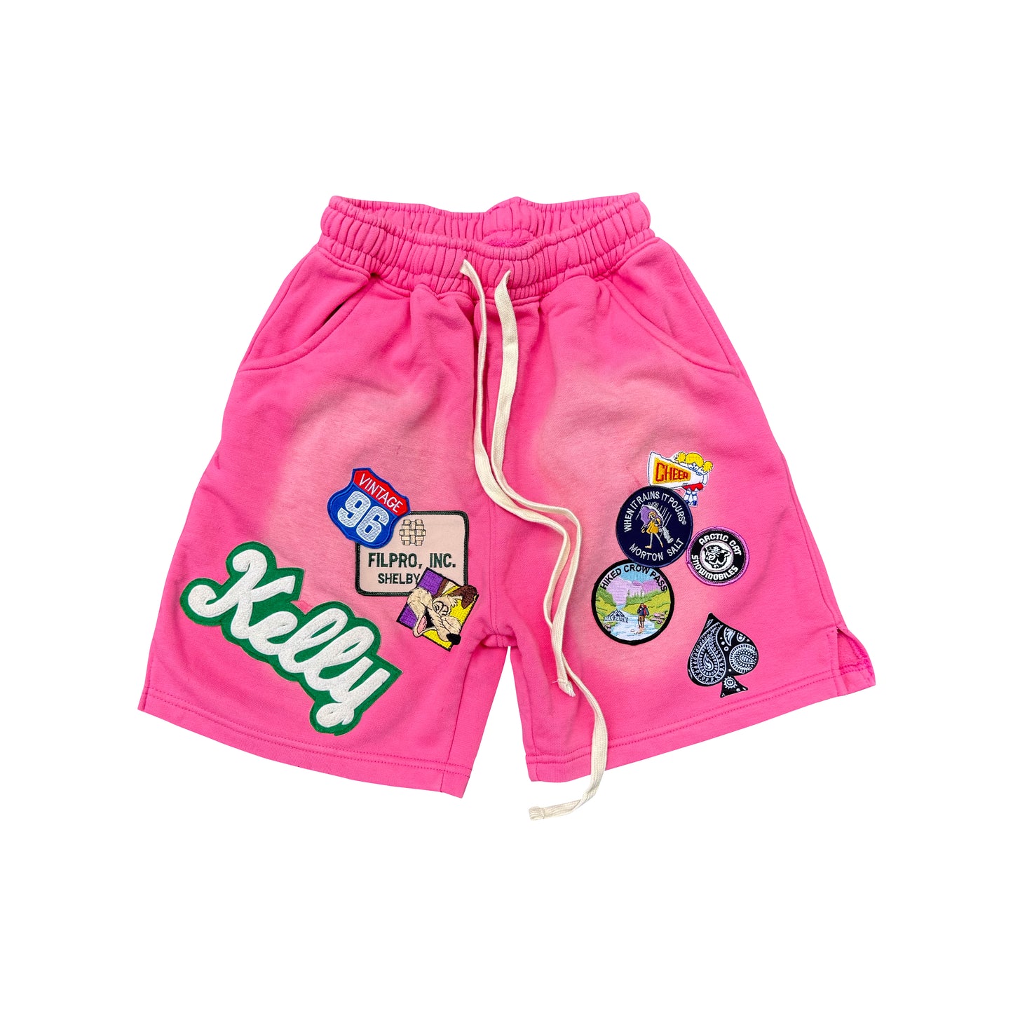 Letterman shorts - pink (Medium)