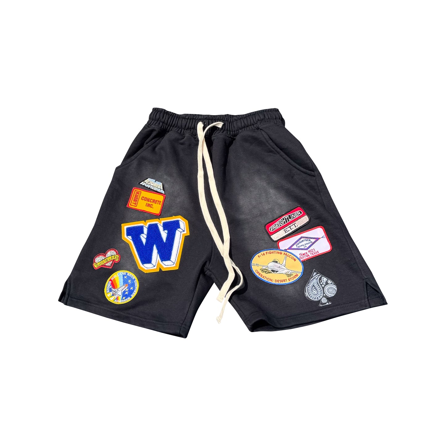 Letterman shorts - black (Medium)