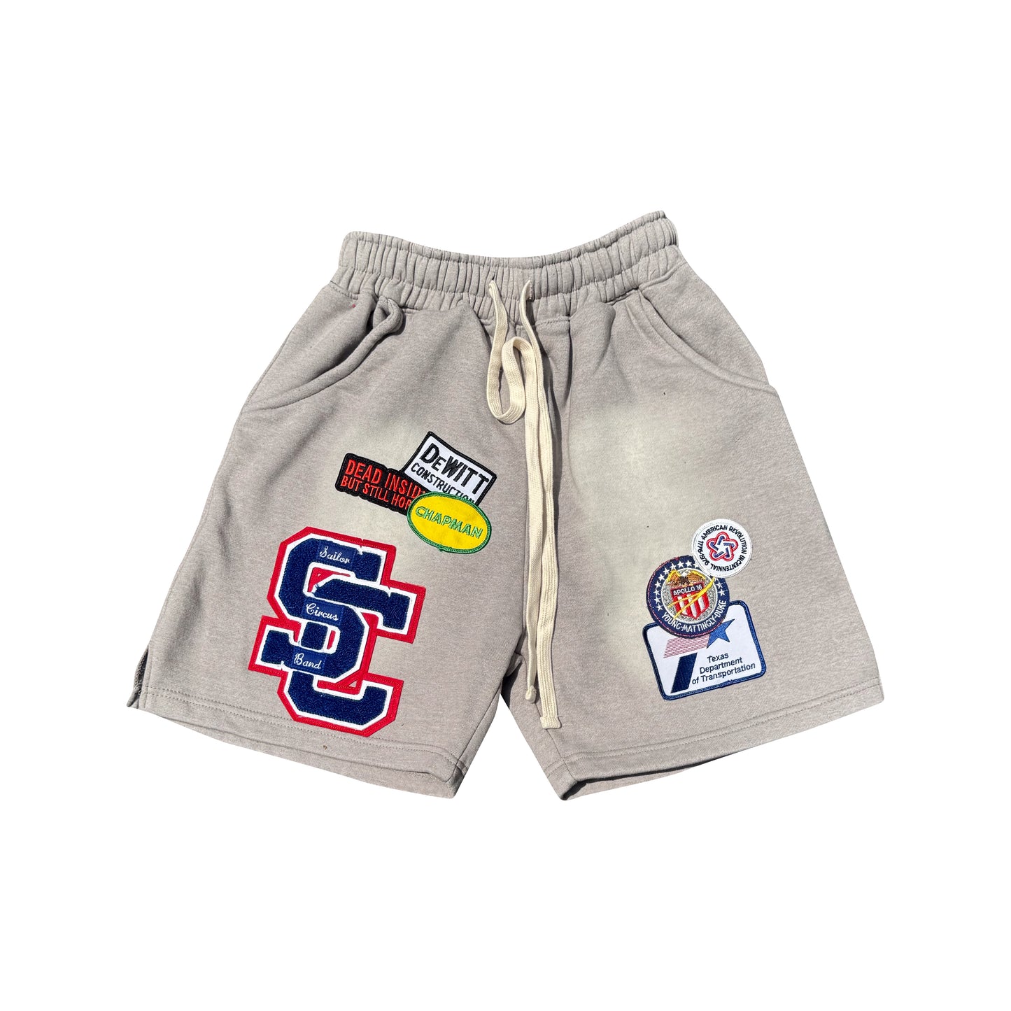 Letterman shorts - gray (Small)