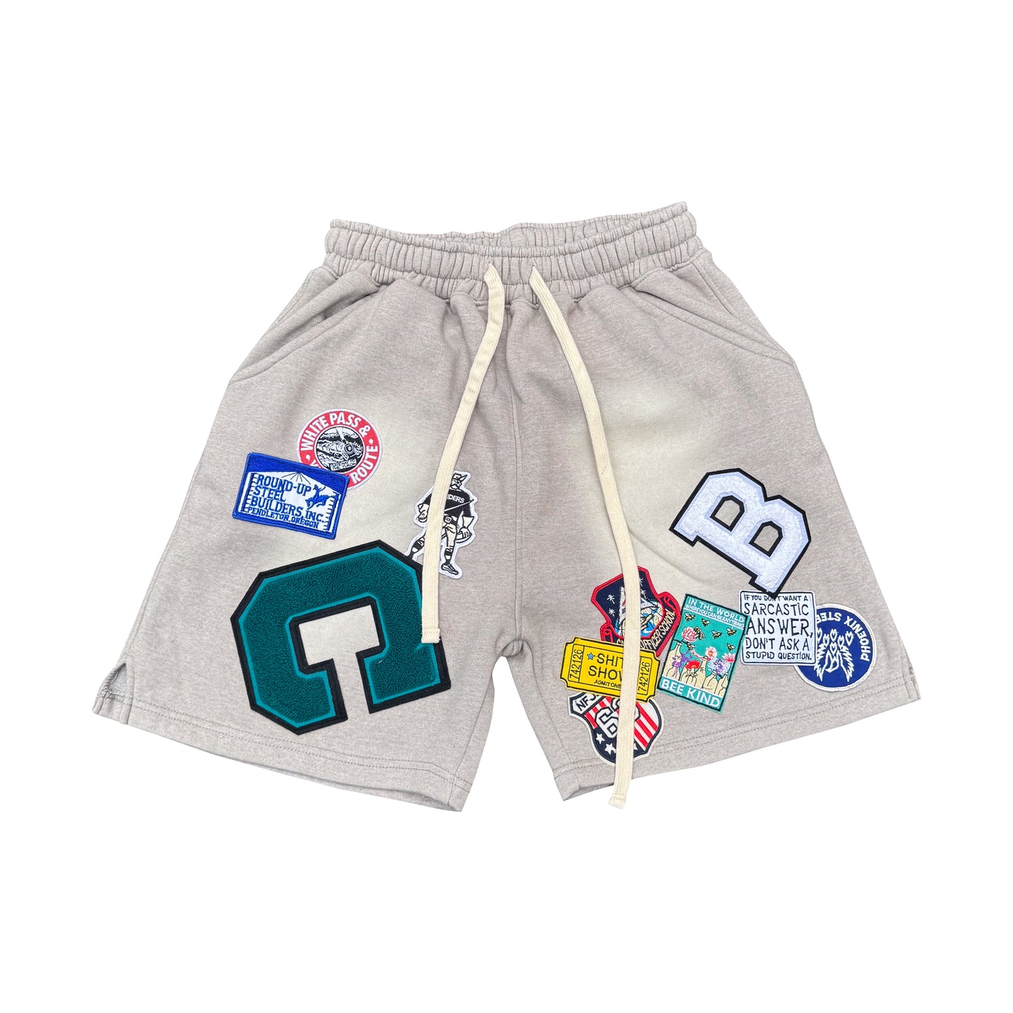 Letterman shorts - gray (Large)