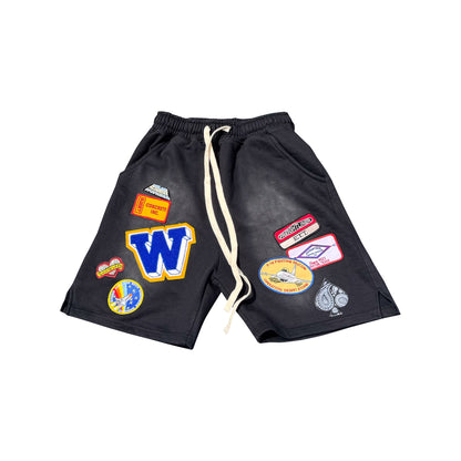 Letterman shorts - black (Medium)
